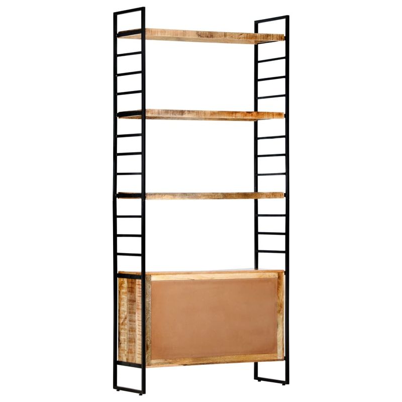 Casa si Gradina - Mobilier - Biblioteci si rafturi - Biblioteci - Biblioteca cu 4 rafturi 80x30x180 cm lemn masiv mango nefinisat - Infinity.ro
