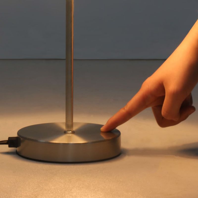 Casa si Gradina - Corpuri si surse de iluminat - Veioze si lampi - Lampi de veghe - Veioze, 2 buc., senzor de atingere, alb, E14, număr becuri în formă de stâlp - Infinity.ro