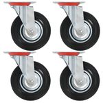 Casa si Gradina - Constructii - Depozitare, transport si protectie - Accesorii echipamente pentru transport si ridicat - Roti pivotante, 4 buc.,125 mm - Infinity.ro