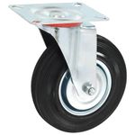 Casa si Gradina - Constructii - Depozitare, transport si protectie - Accesorii echipamente pentru transport si ridicat - Roti pivotante, 4 buc.,125 mm - Infinity.ro