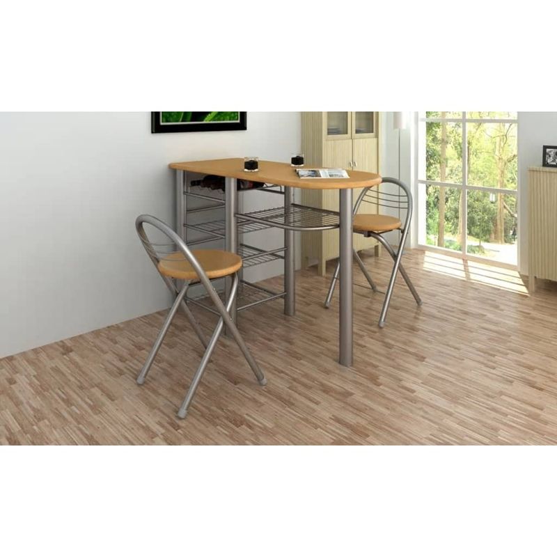 Casa si Gradina - Mobilier - Seturi de mobilier - Seturi mese si scaune - Set masa si scaune / bucatarie / bar mic dejun, lemn - Infinity.ro