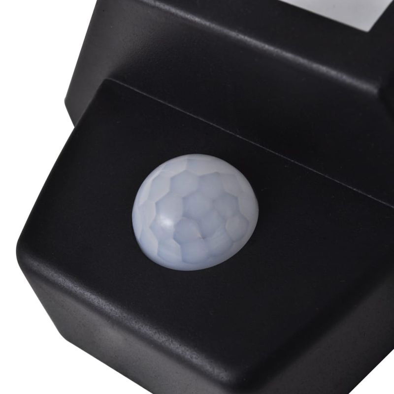 Casa si Gradina - Corpuri si surse de iluminat - Iluminat exterior - Lampi solare - Lampa solara de perete cu senzor de miscare , 2 buc., negru - Infinity.ro