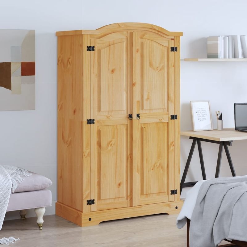 Casa si Gradina - Mobilier - Dulapuri si sifoniere - Sifoniere - Sifonier din lemn de pin mexican cu 2 usi, colectie Corona - Infinity.ro