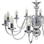 Casa si Gradina - Corpuri si surse de iluminat - Lustre si pendule - Candelabru, argintiu, 12 becuri x E14 - Infinity.ro