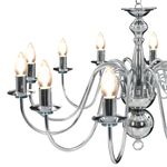 Casa si Gradina - Corpuri si surse de iluminat - Lustre si pendule - Candelabru, argintiu, 12 becuri x E14 - Infinity.ro