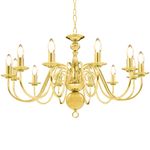 Casa si Gradina - Corpuri si surse de iluminat - Veioze si lampi - Lampadare - Candelabru, auriu, 12 becuri E14 - Infinity.ro