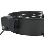 Electronice si Electrocasnice - Electrocasnice bucatarie - Aparate de gatit & desert - Gratare electrice - Set de rotisor cu inel pentru gratar, negru, 47 cm - Infinity.ro
