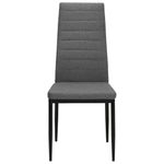 Casa si Gradina - Mobilier - Scaune si fotolii - Scaune - Scaune de bucatarie pivotante, 4 buc., gri deschis, textil - Infinity.ro