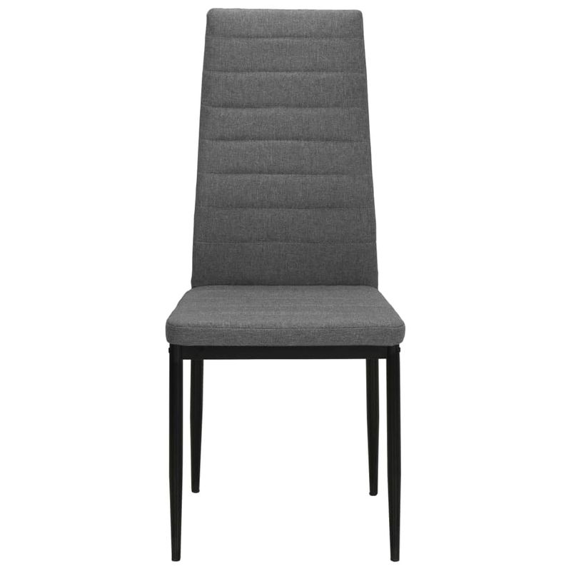 Casa si Gradina - Mobilier - Scaune si fotolii - Scaune - Scaune de bucatarie pivotante, 4 buc., gri deschis, textil - Infinity.ro