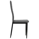 Casa si Gradina - Mobilier - Scaune si fotolii - Scaune - Scaune de bucatarie pivotante, 4 buc., gri deschis, textil - Infinity.ro