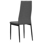 Casa si Gradina - Mobilier - Scaune si fotolii - Scaune - Scaune de bucatarie pivotante, 4 buc., gri deschis, textil - Infinity.ro
