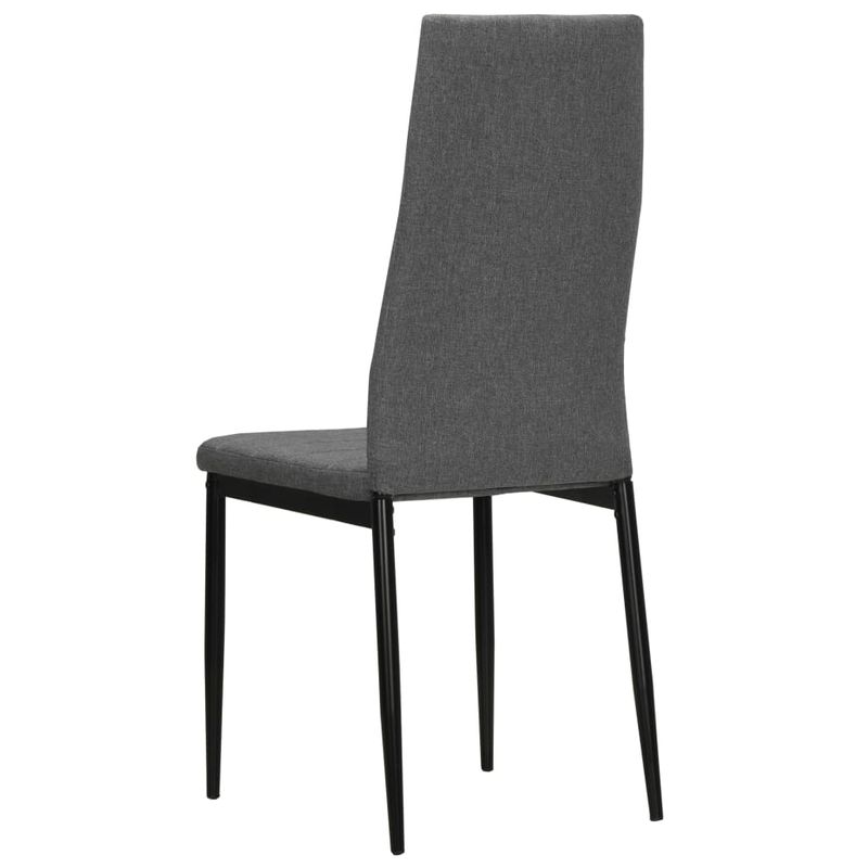Casa si Gradina - Mobilier - Scaune si fotolii - Scaune - Scaune de bucatarie pivotante, 4 buc., gri deschis, textil - Infinity.ro