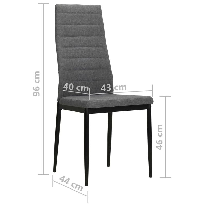Casa si Gradina - Mobilier - Scaune si fotolii - Scaune - Scaune de bucatarie pivotante, 4 buc., gri deschis, textil - Infinity.ro