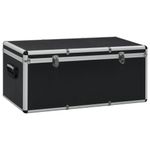 Casa si Gradina - Constructii - Depozitare, transport si protectie - Organizatoare si cutii scule - Cutii de depozitare, 3 buc., negru, aluminiu - Infinity.ro
