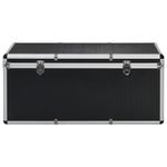 Casa si Gradina - Constructii - Depozitare, transport si protectie - Organizatoare si cutii scule - Cutii de depozitare, 3 buc., negru, aluminiu - Infinity.ro