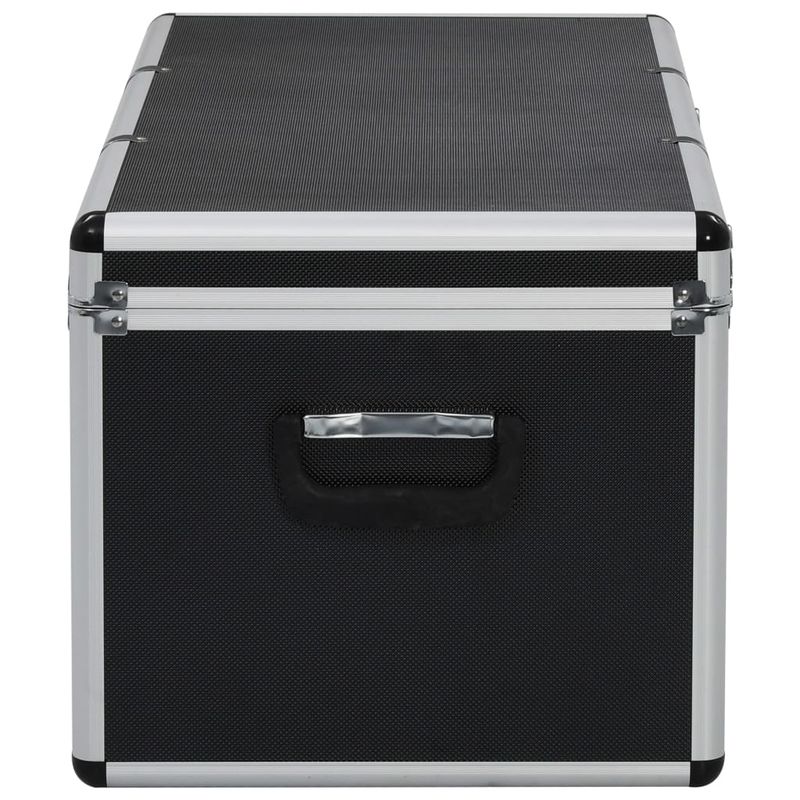 Casa si Gradina - Constructii - Depozitare, transport si protectie - Organizatoare si cutii scule - Cutii de depozitare, 3 buc., negru, aluminiu - Infinity.ro