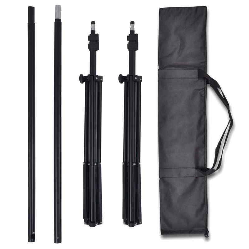 TV, Audio-Video si Foto - Aparate foto si accesorii - Accesorii foto si video - Trepiede - Set studio foto cu 3 fundaluri de bumbac, cadru reglabil, 3x5 m - Infinity.ro