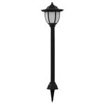 Casa si Gradina - Corpuri si surse de iluminat - Iluminat exterior - Lampi solare - Lampi solare de exterior cu LED, 6 buc., negru - Infinity.ro