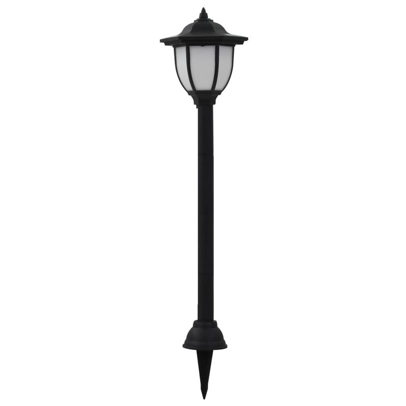 Casa si Gradina - Corpuri si surse de iluminat - Iluminat exterior - Lampi solare - Lampi solare de exterior cu LED, 6 buc., negru - Infinity.ro