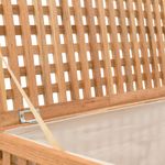 Casa si Gradina - Sanitare - Suporturi si accesorii baie - Accesorii baie - Cufar de rufe, 77,5x37,5x46,5 cm, lemn masiv de nuc - Infinity.ro