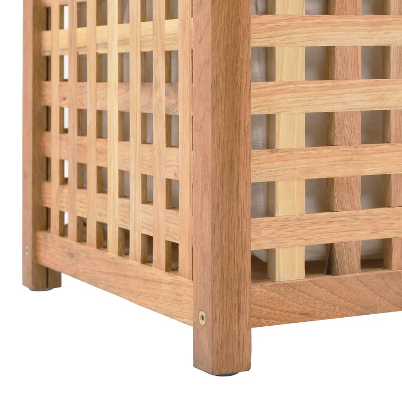 Market - Spalare si intretinere rufe - Uscatoare de rufe si accesorii - Cufar de rufe, 87,5x46x67 cm, lemn masiv de nuc - Infinity.ro