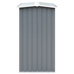 Casa si Gradina - Termice - Sobe, Seminee si accesorii - Accesorii seminee si sobe - Sopron depozitare lemne, otel galvanizat, 330x92x153 cm, gri - Infinity.ro