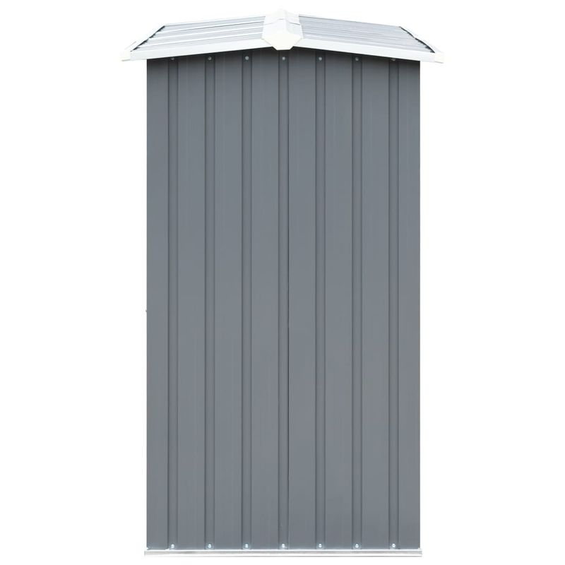 Casa si Gradina - Termice - Sobe, Seminee si accesorii - Accesorii seminee si sobe - Sopron depozitare lemne, otel galvanizat, 330x92x153 cm, gri - Infinity.ro