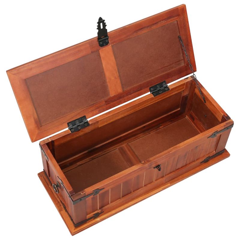 Casa si Gradina - Mobilier - Organizare si depozitare - Cufere si lazi - Cufar de depozitare, 60x25x22 cm, lemn masiv de acacia - Infinity.ro