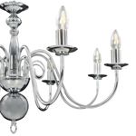 Casa si Gradina - Corpuri si surse de iluminat - Veioze si lampi - Lampadare - Candelabru, argintiu, 8 becuri E14 - Infinity.ro