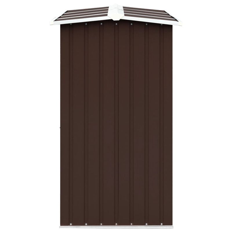 Casa si Gradina - Termice - Sobe, Seminee si accesorii - Accesorii seminee si sobe - Sopron depozitare lemne, maro, 330x92x153 cm, otel galvanizat - Infinity.ro