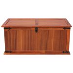 Casa si Gradina - Mobilier - Organizare si depozitare - Cutii depozitare - Cufar de depozitare, 79x34x32 cm, lemn masiv de acacia - Infinity.ro