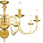 Casa si Gradina - Corpuri si surse de iluminat - Veioze si lampi - Lampadare - Candelabru, auriu, 8 becuri E14 - Infinity.ro