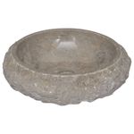 Casa si Gradina - Sanitare - Lavoar baie si accesorii - Lavoare si piedestale - Chiuveta, gri, Ø40x12 cm, marmura - Infinity.ro