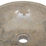 Casa si Gradina - Sanitare - Lavoar baie si accesorii - Lavoare si piedestale - Chiuveta, gri, Ø40x12 cm, marmura - Infinity.ro
