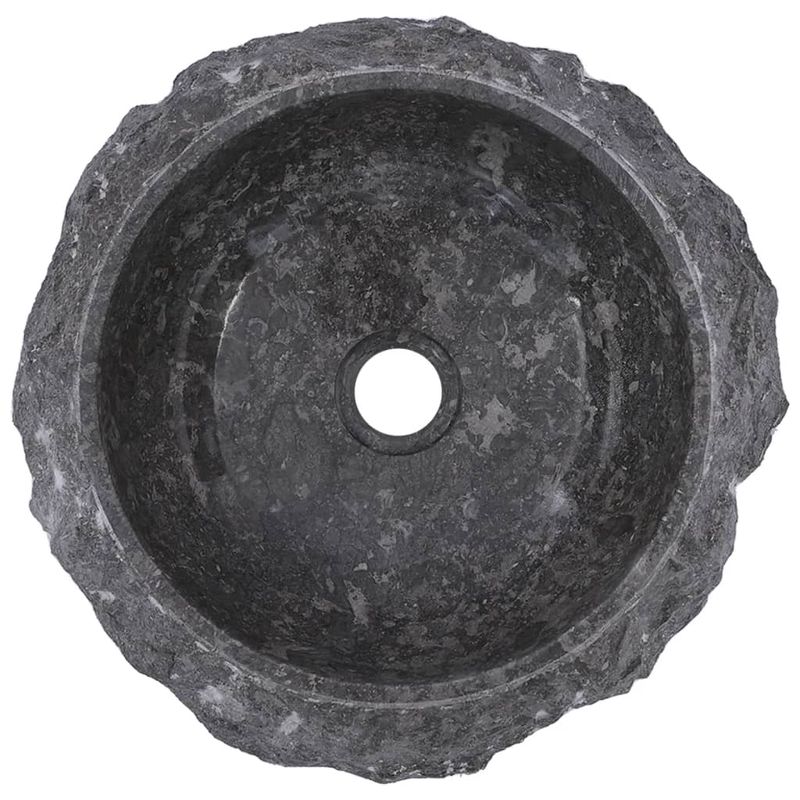 Casa si Gradina - Sanitare - Lavoar baie si accesorii - Lavoare si piedestale - Chiuveta, gri, Ø40x12 cm, marmura - Infinity.ro