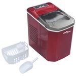 Electronice si Electrocasnice - Aparate frigorifice - Congelatoare - Aparat de facut cuburi de gheata, rosu, 1,4 L, 15 kg / 24 h - Infinity.ro