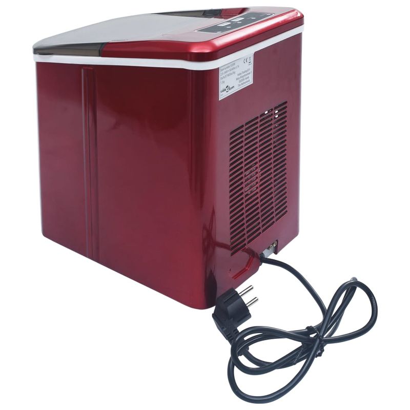 Electronice si Electrocasnice - Aparate frigorifice - Congelatoare - Aparat de facut cuburi de gheata, rosu, 1,4 L, 15 kg / 24 h - Infinity.ro