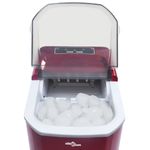 Electronice si Electrocasnice - Aparate frigorifice - Congelatoare - Aparat de facut cuburi de gheata, rosu, 1,4 L, 15 kg / 24 h - Infinity.ro