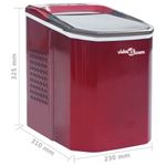 Electronice si Electrocasnice - Aparate frigorifice - Congelatoare - Aparat de facut cuburi de gheata, rosu, 1,4 L, 15 kg / 24 h - Infinity.ro