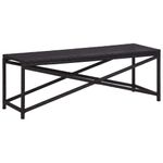 Casa si Gradina - Gradina si terasa - Mobilier exterior - Bancute de gradina - Banca de gradina, negru, 120 cm, poliratan - Infinity.ro