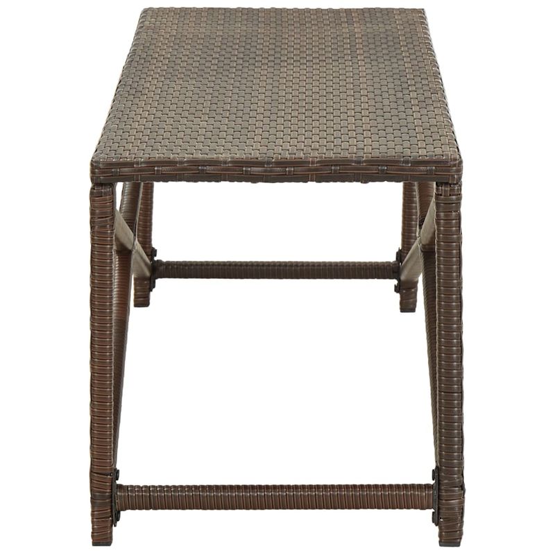 Casa si Gradina - Gradina si terasa - Mobilier exterior - Bancute de gradina - Banca de gradina, maro, 120 cm, poliratan - Infinity.ro