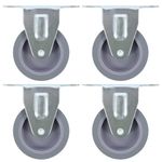 Casa si Gradina - Constructii - Depozitare, transport si protectie - Accesorii echipamente pentru transport si ridicat - Roti fixe, 4 buc., 75 mm - Infinity.ro