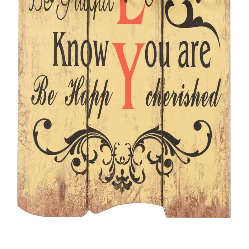 Casa si Gradina - Mobilier - Organizare si depozitare - Cuiere - Cuier de perete cu 6 carlige FAMILY, 120 x 40 cm - Infinity.ro