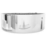 Casa si Gradina - Sanitare - Lavoar baie si accesorii - Lavoare si piedestale - Chiuveta de baie din ceramica, argintiu, 40 x 15 cm, ceramica - Infinity.ro