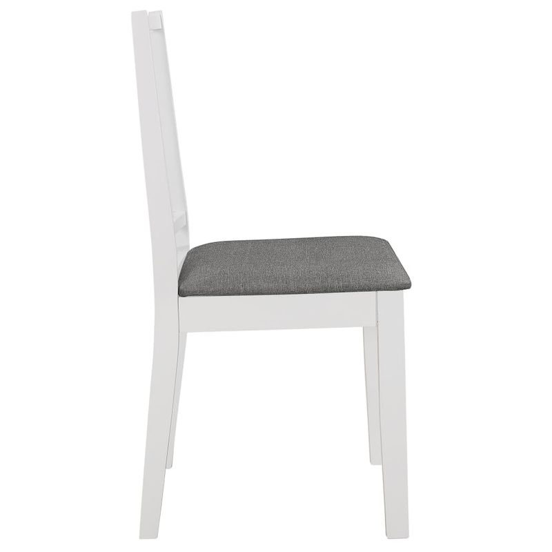 Casa si Gradina - Mobilier - Scaune si fotolii - Scaune - Scaune de bucatarie cu perne, 6 buc., alb, lemn masiv - Infinity.ro