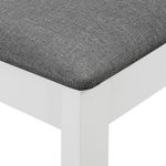 Casa si Gradina - Mobilier - Scaune si fotolii - Scaune - Scaune de bucatarie cu perne, 6 buc., alb, lemn masiv - Infinity.ro