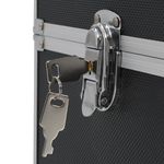 Ingrijire personala si Cosmetice - Machiaj - Portfarduri si genti cosmetice - Caseta de cosmetice, negru, 37 x 24 x 35 cm, aluminiu - Infinity.ro