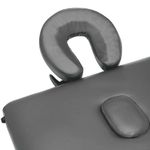 Ingrijire personala si Cosmetice - Sanatate si wellness - Articole wellness - Fotolii de masaj - Masa de masaj pliabila, cadru aluminiu, antracit, 186 x 68 cm - Infinity.ro