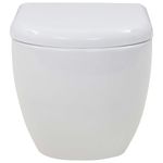 Casa si Gradina - Sanitare - Obiecte sanitare - Vase de toaleta - Toaleta cu montare pe perete, ceramica, alb - Infinity.ro