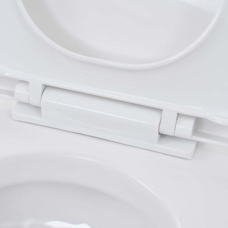 Casa si Gradina - Sanitare - Obiecte sanitare - Vase de toaleta - Toaleta cu montare pe perete, ceramica, alb - Infinity.ro